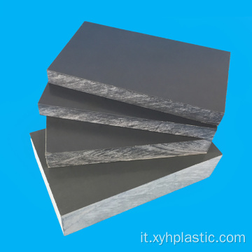 Foglio in PVC grigio spessore 10 mm per acquario